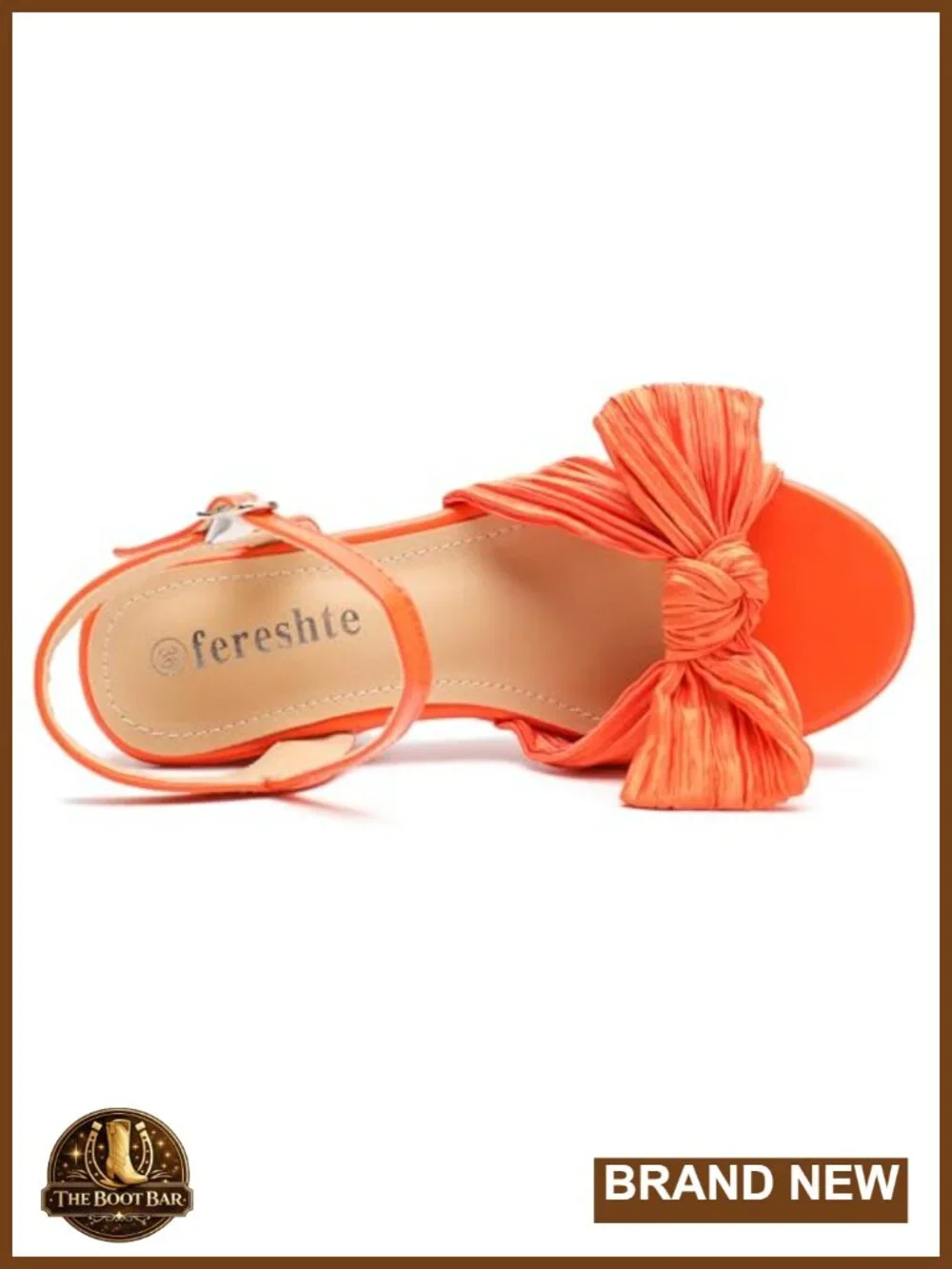 Women's Chunky Heel Platform Sandals with Bow Ankle Strap, Adjustable Buckle,